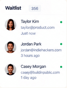 Waitlist members
